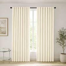 Light Filtering Linen Curtains - 84" Length